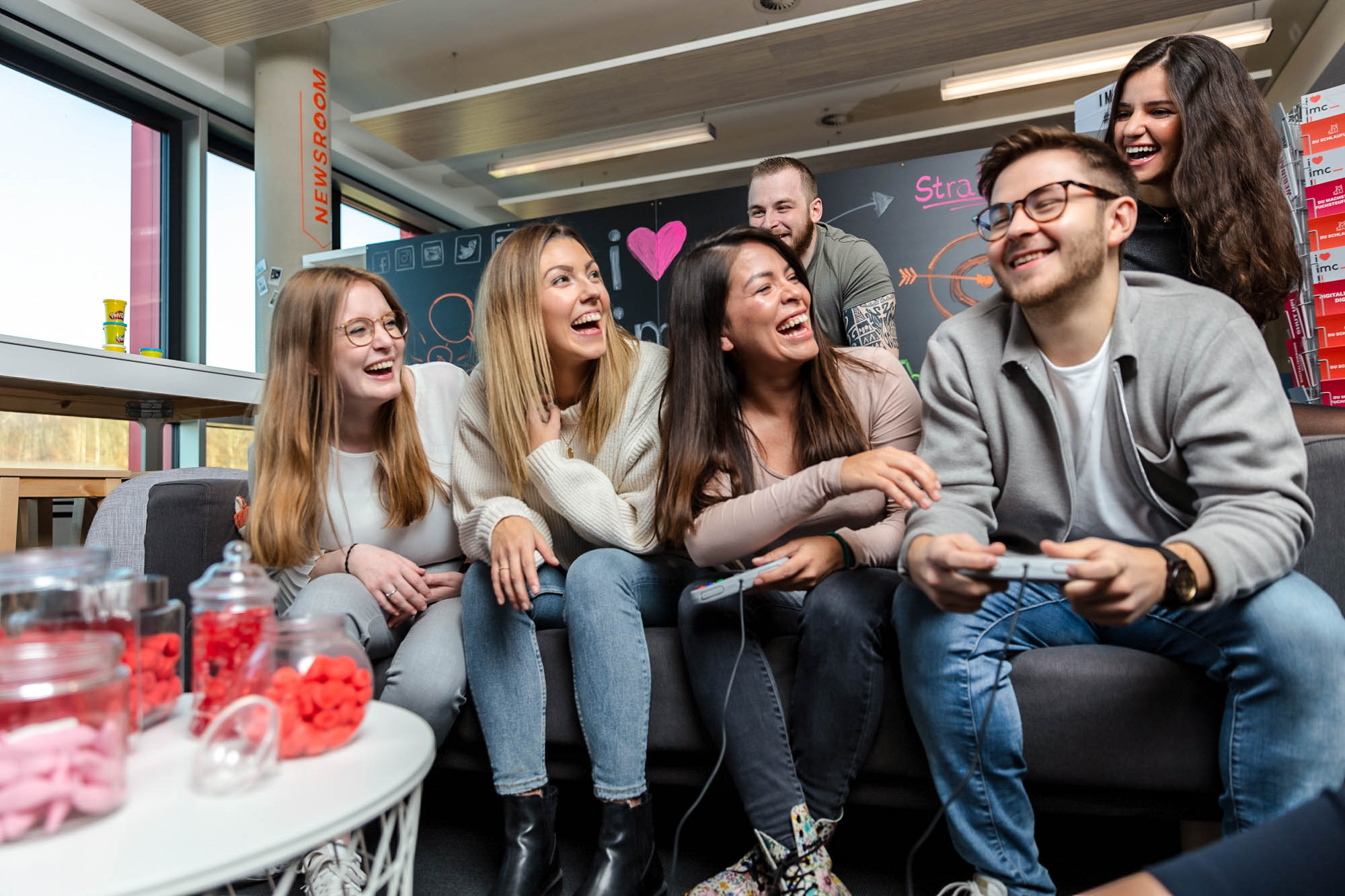 entertaining employees