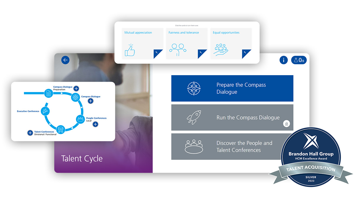 selection of graphics from ALTANA onboarding