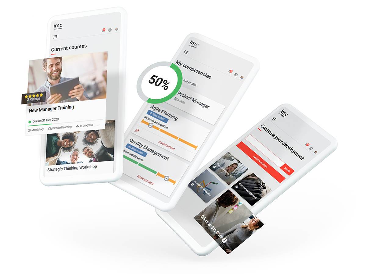 imc learning suite lms learning management system for