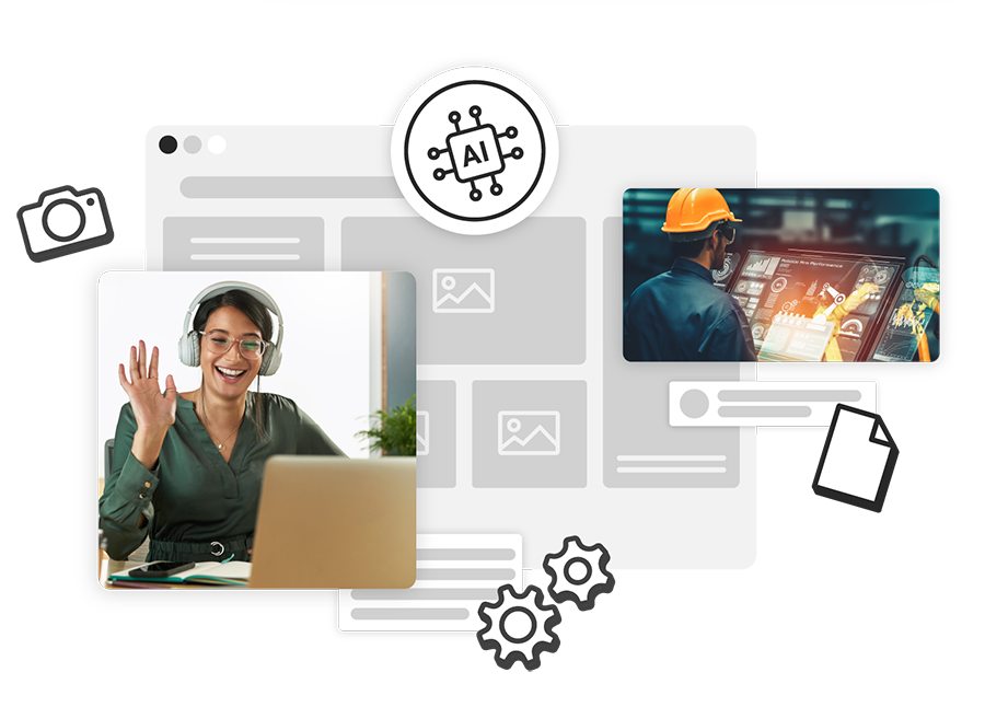 Mockup imc Express Inhalte