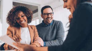 finance uniqa employees celebrating