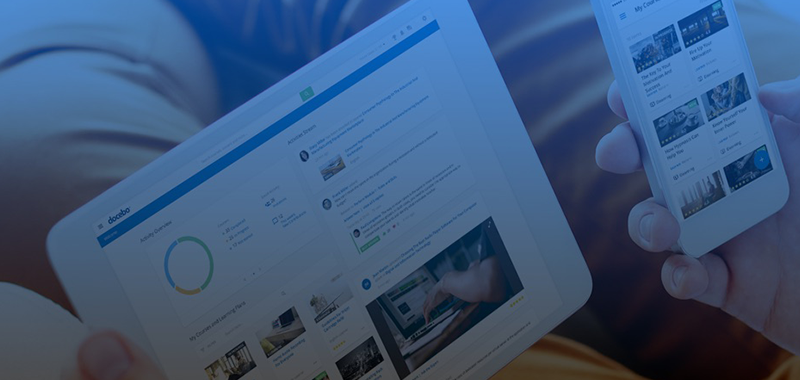 person using tablet and phone